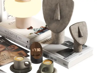 Decorative set 09 3D model get