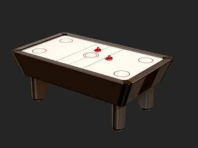 Hockey Table Low-poly 3D model
