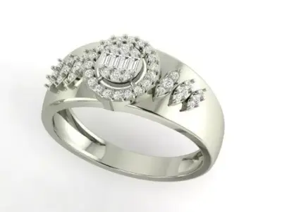 Ring Diamond Design File 3D print model