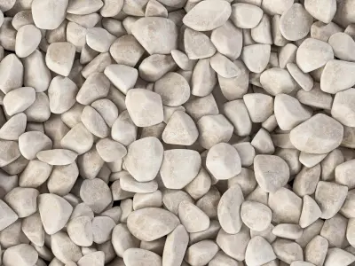 Gravel Low decorative n4 3D model