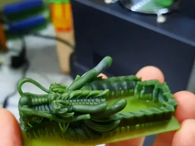 Asian Dragon Car Key  01 3D print model