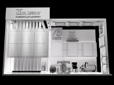 Booth Exhibition Stand a200 3D model