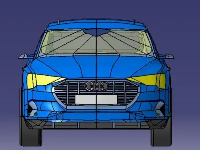 Audi model suv 3D model
