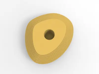 Zaha Vase Low-poly 3D model
