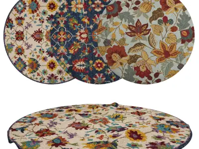 9 in 1 Rug Collection No 29 Low-poly 3D model
