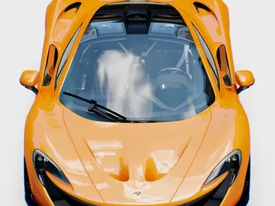 Mclaren P1  Low-poly 3D model