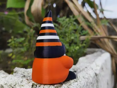 Halloween Special - Gnome Skull 3D print model