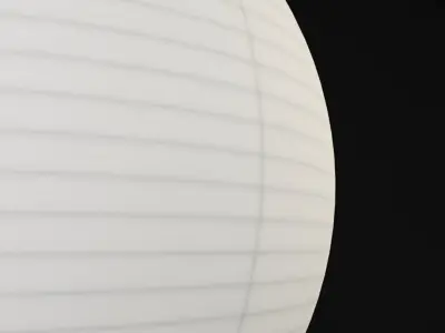 Hanging Paper Lampshade 3D model