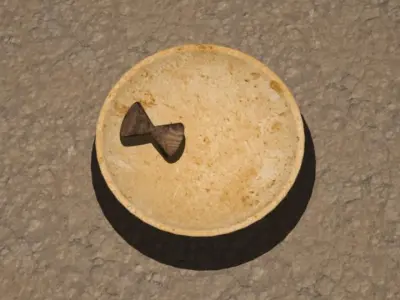 african earthware Low-poly 3D model