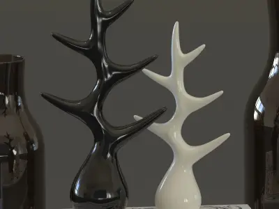 Decorative set vinga home 3D model