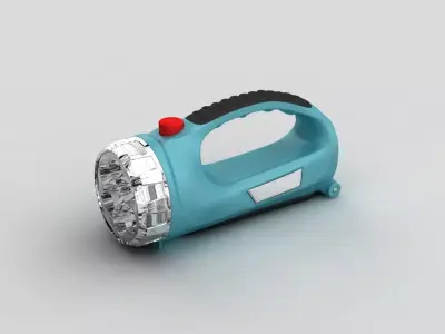 Multifunctional Flashlight 3D model