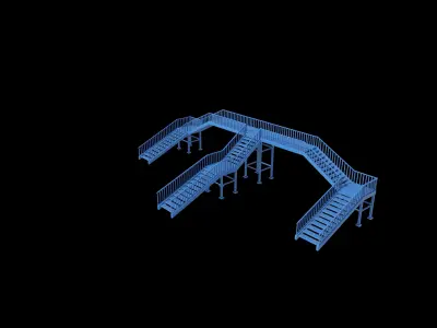 Footbridge 3D model