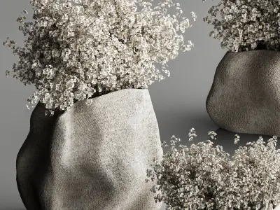 Bouquet collection set 012 3D model