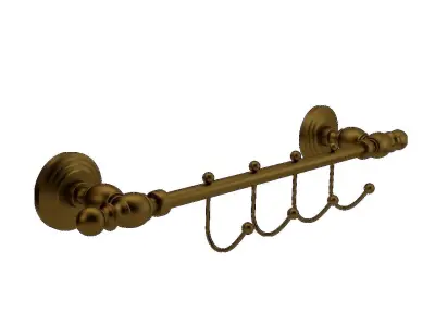 Ottoman Saffron Hanger Quadripartite 3D model