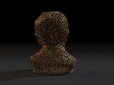 Walt Disney Bust 3D print model