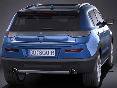 Generic SUV v1 2016 VRAY 3D model
