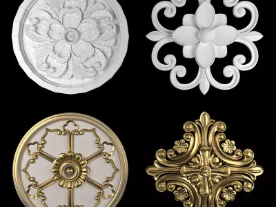 Rosettes 17 3D model