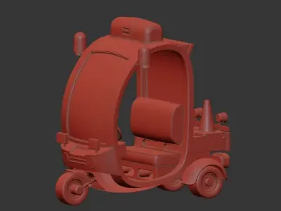 Zootopia Meter Maid Car 3D model