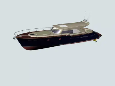 Motor Yacht 18mt 3D model