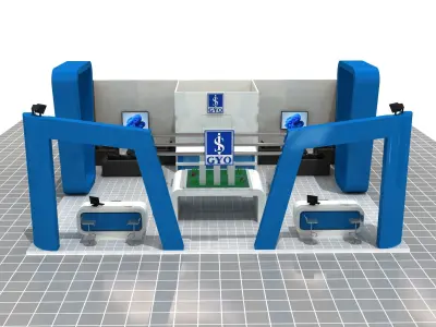 Company Exhibition Stand 04 3D model