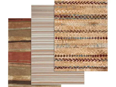 Rug Set 982 3D model