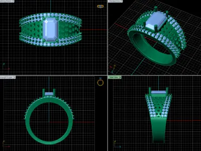 Ring 3D print model 3D print model