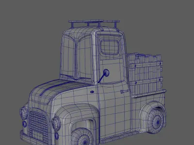 Truck Cartoon 3D model