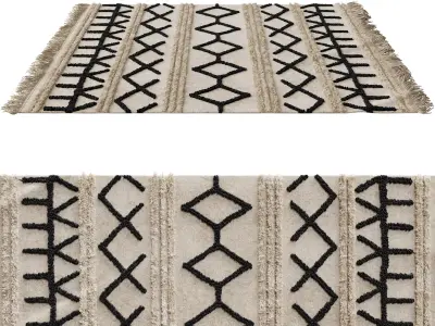 Rug Lorena Canals Bereber Canvas 3D model
