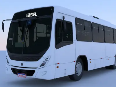 Marcopolo bus Torino S Plus OF-1519 Low-poly 3D model