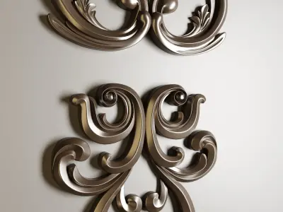 ornament Low-poly 3D model order