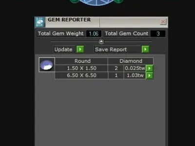 Diamond Jewelry Ring 3D print model 3D print model