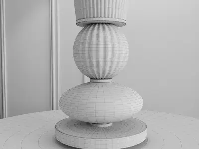 Cary Table Lamp by Villari 3D model