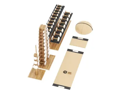 Luxury Fitness Equipment 3D model