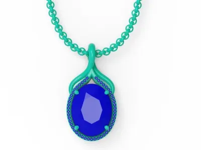 Nice pendant 3D print model