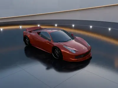Ferrar 458 SuperCar 3D model