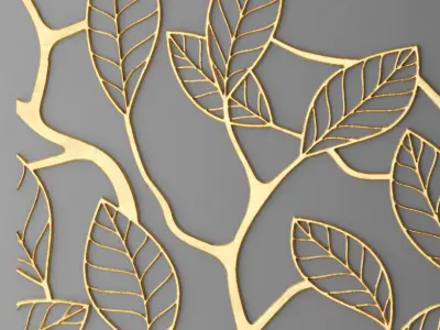 Panel lattice grille 3D 28 3D model