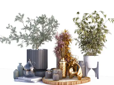 Decoration object set 227 3D model