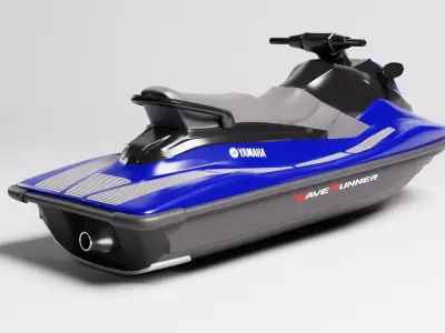 Yamaha WaveRunner Deluxe  3D model