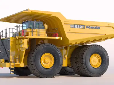 Komatsu 930E 3D model