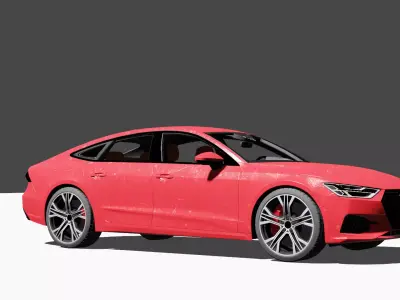 Audi A7 3D model get