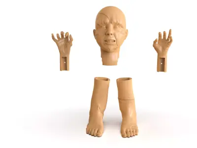 Regan MacNeil Parts 3D print model