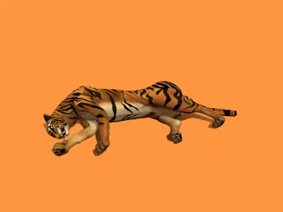 LordCheetah Low-poly 3D model