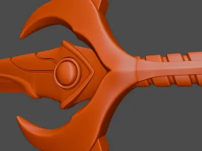 Flame Saber Sword -- Kamen Rider -- 3D Print Ready STL Files 3D print model