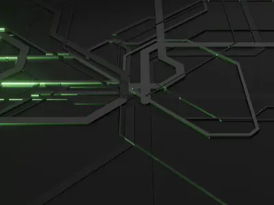 Futuristic Platform Free 3D model