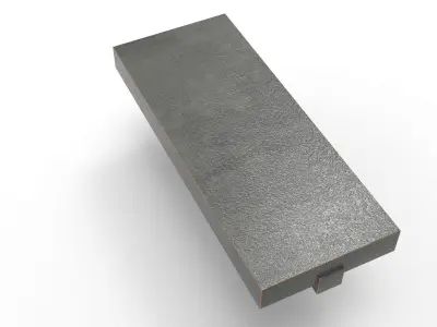 Roru Bench Low-poly 3D model