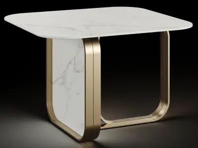 Taylor Llorente Luxury Marble Side Table 3D model