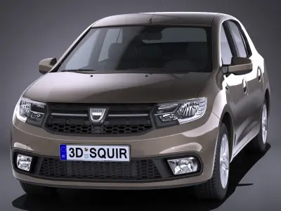 Dacia Logan 2017 3D model