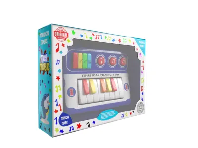 Musical Toy Low-poly 3D model