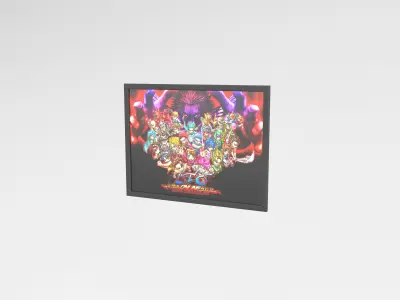 Little Fighter Online Painting v1 002 Free low-poly 3D model