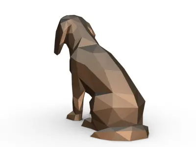 Cavalier King Charles spaniel 3D print model